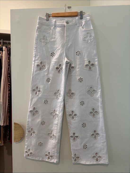 Noli Denim - KAIA PEARL HIGH RISE JEAN - WHITE